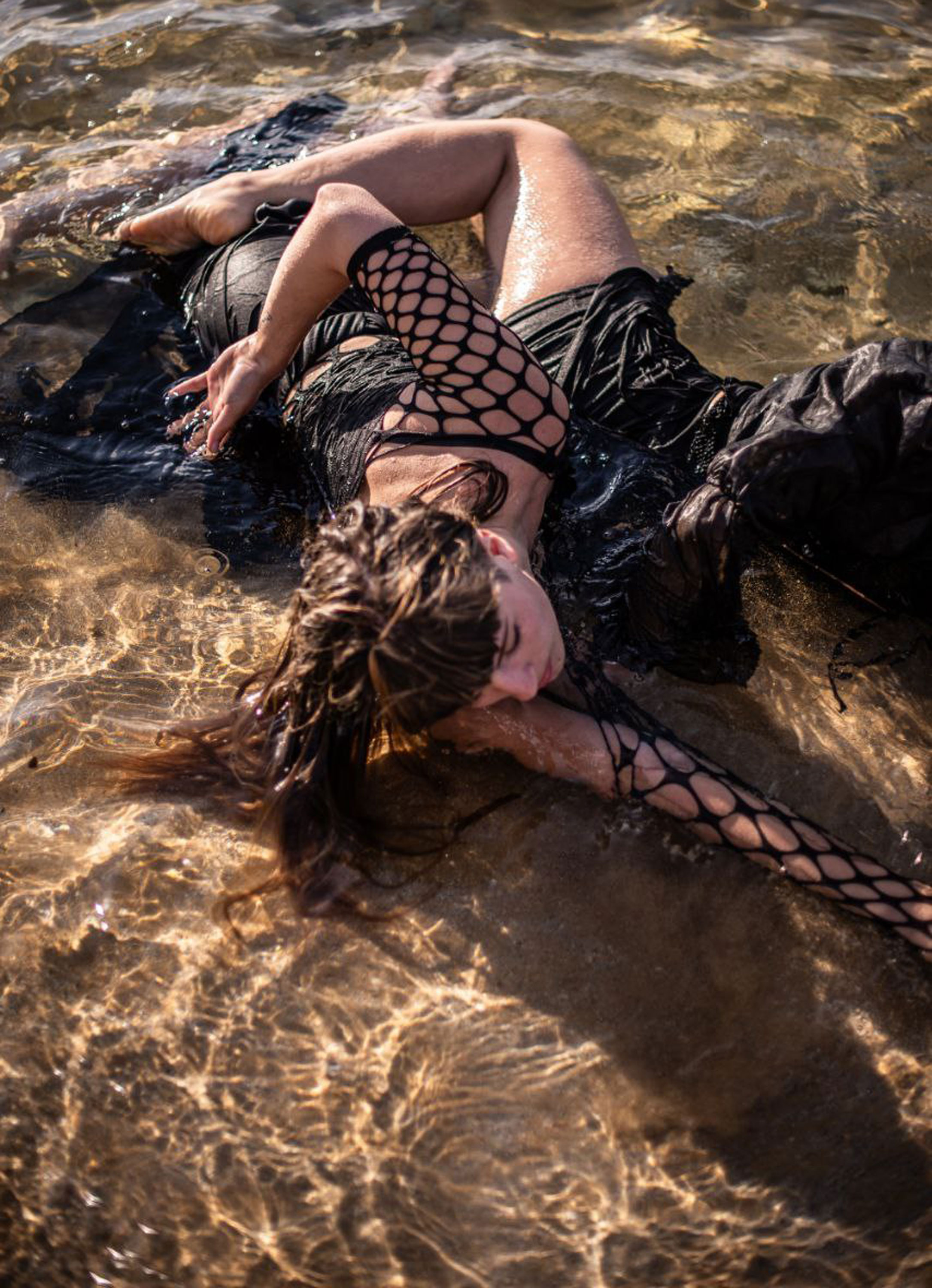 Kira Klein in water